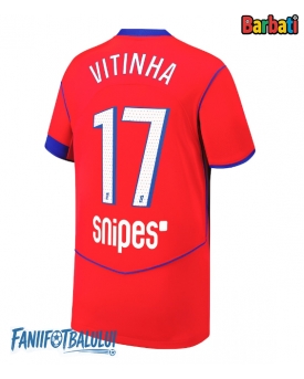 Paris Saint-Germain Vitinha #17 Tricou Fotbal Replică 2025-26 Barbati Treilea